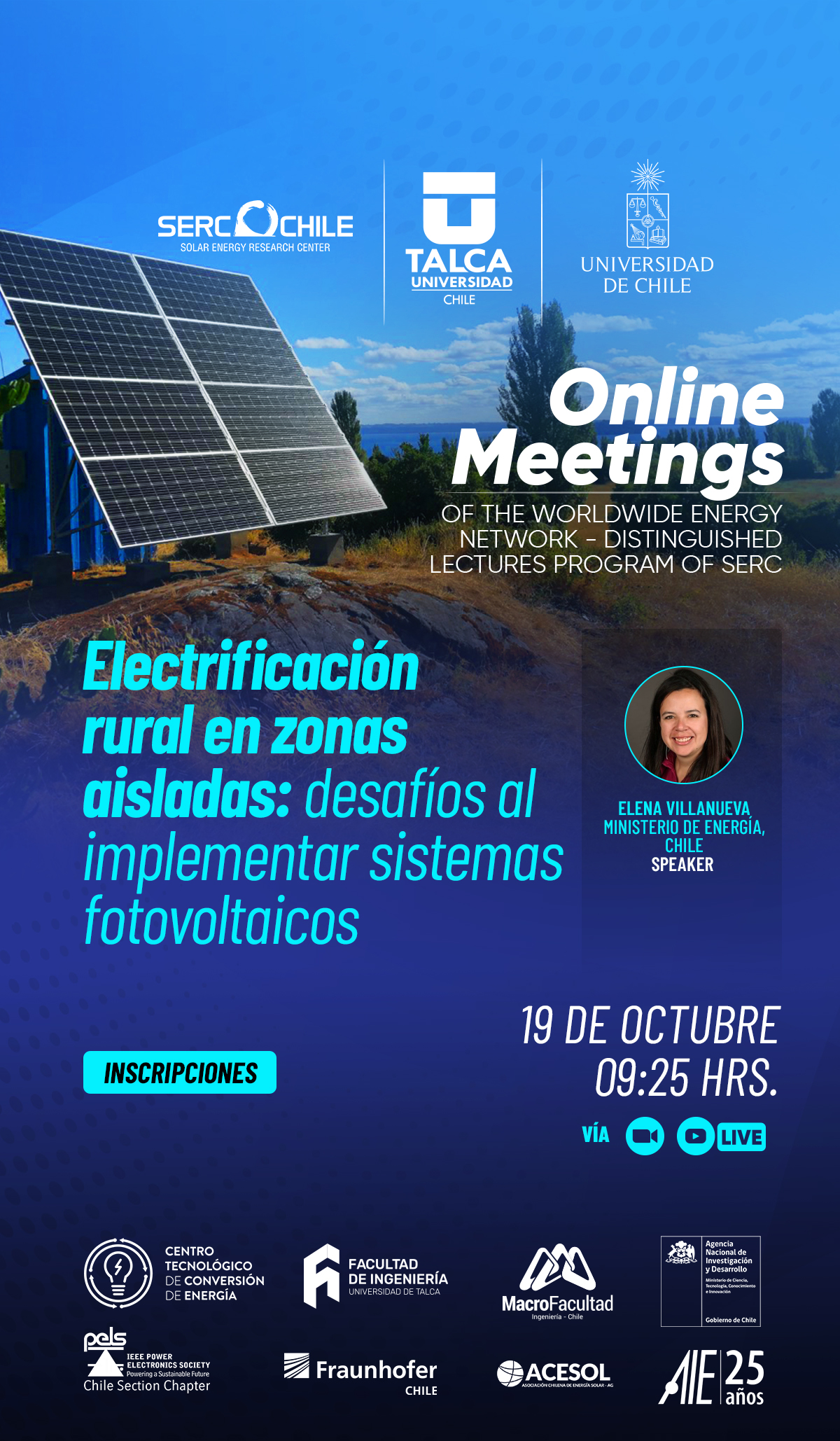 Sesión 10 – Online Meetings of the Worldwide Energy NEtwoRk – Distinguished Lectures Program of SERC